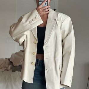 Women's Cream Blazer